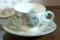 8873 Footed Cup & Saucer Set by Taylor, Smith & Taylor (Ts&T)-1