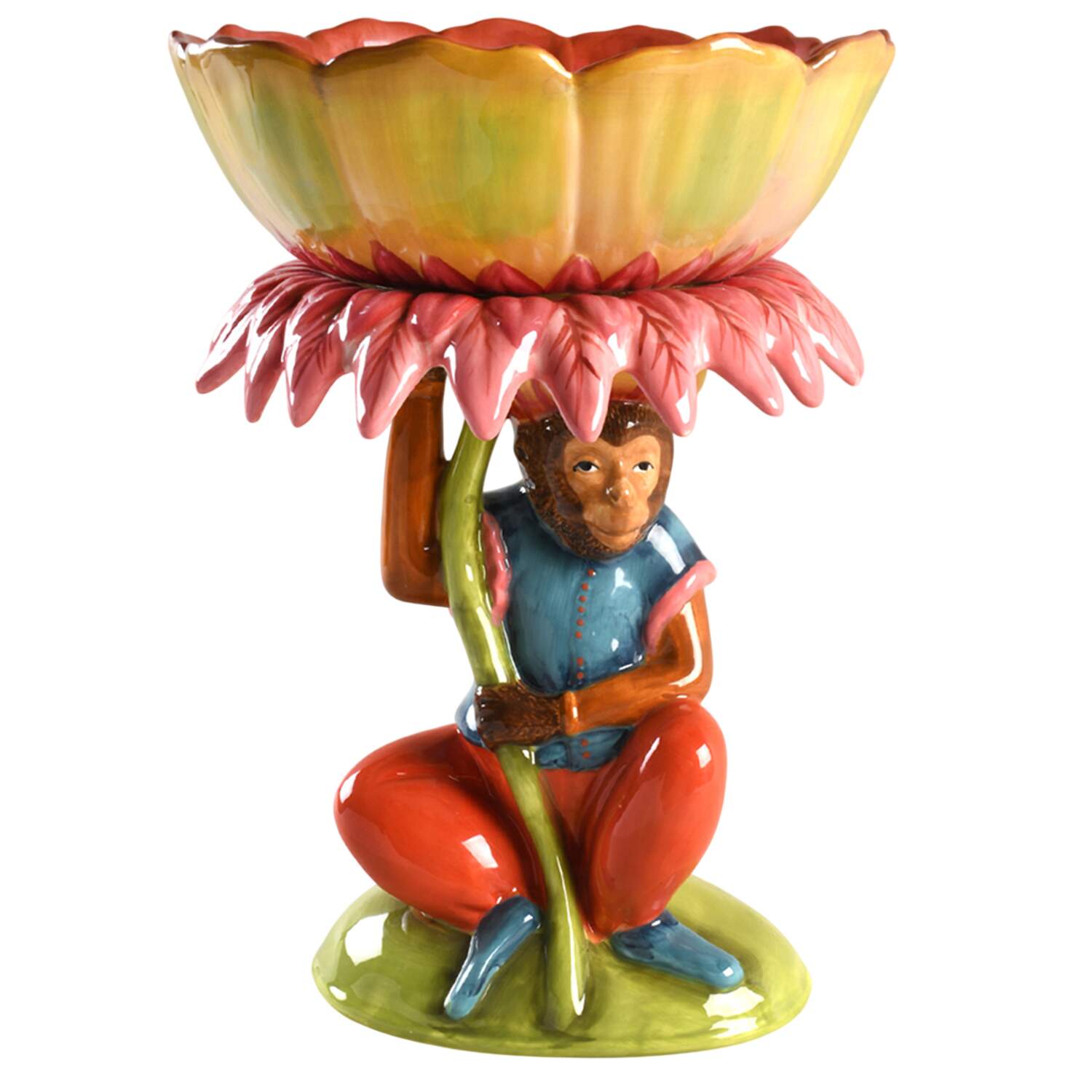 Rhapsody Sculptured Pedestal Bowl by Tracy Porter-1