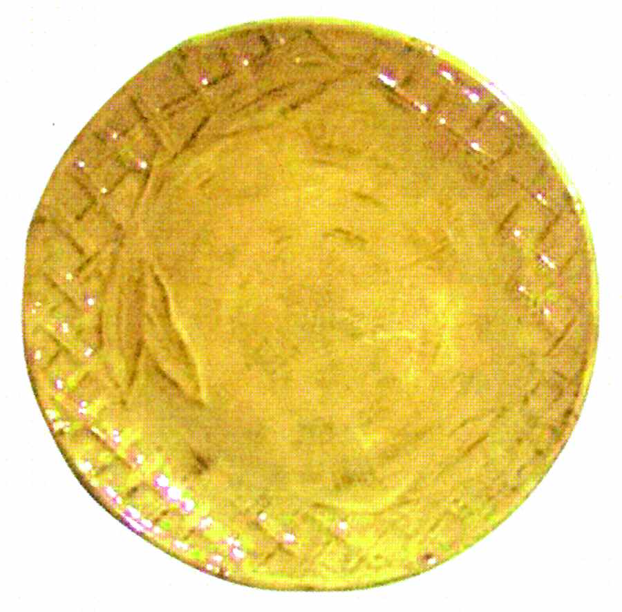Marsh Solids Naples (Yellow) Dinner Plate by Tracy Porter-1