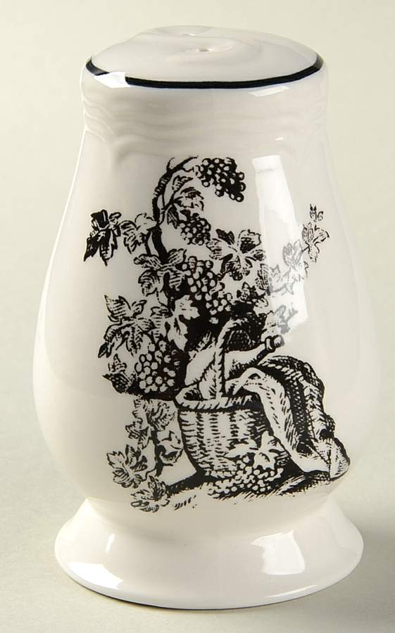New England Toile (People) Salt Shaker by Tabletops Unlimited-1