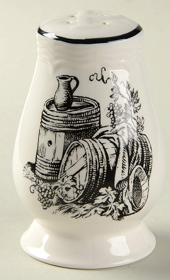 New England Toile (People) Pepper Shaker by Tabletops Unlimited-1