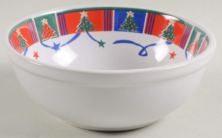 Christmas Ribbons Individual Soup/Salad Bowl by Trend Basics-1