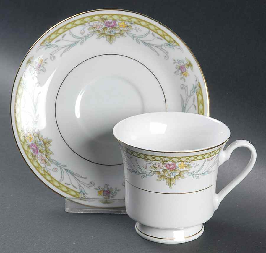 TLT1 Footed Cup & Saucer Set by Truly Tasteful-1