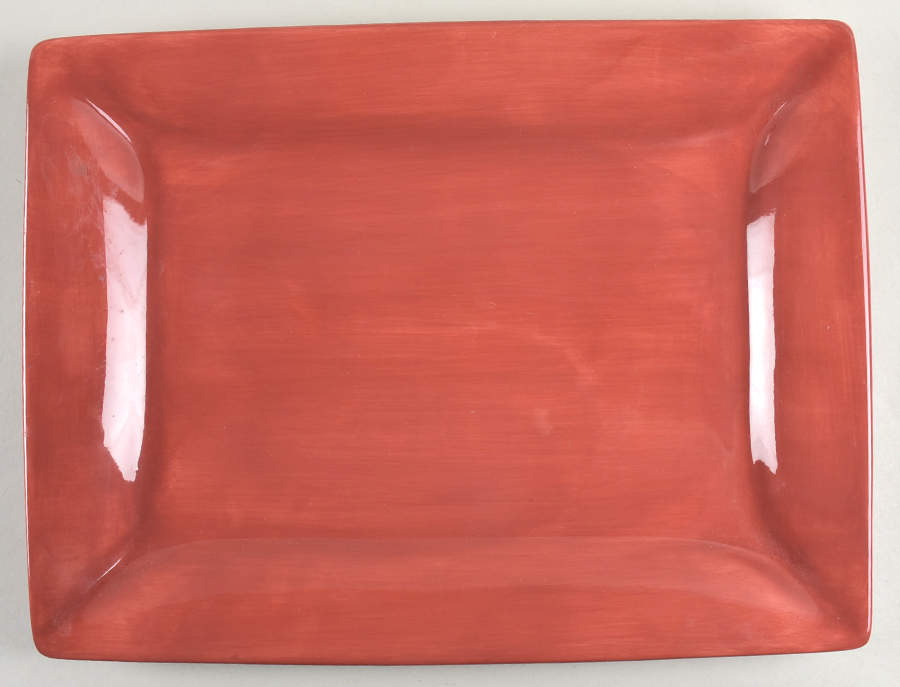Espana Brick (Red) 16" Rectangular Serving Platter by Tabletops Unlimited-1