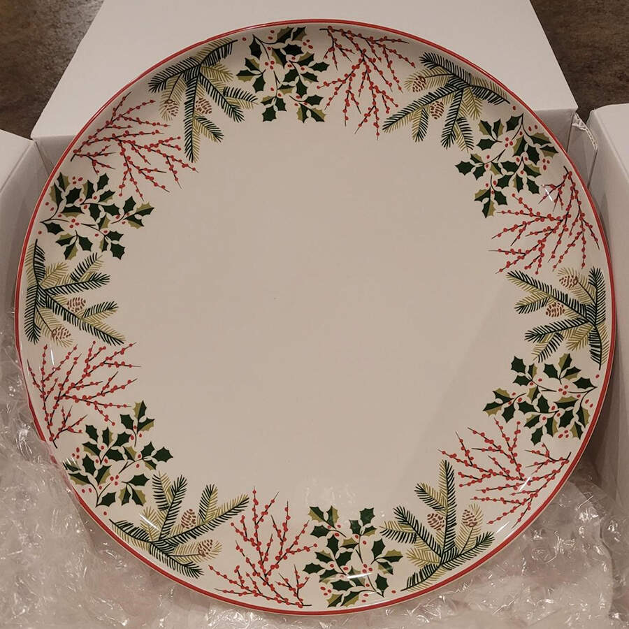 Yule 14" Chop Plate (Round Platter) by Tiffany-1