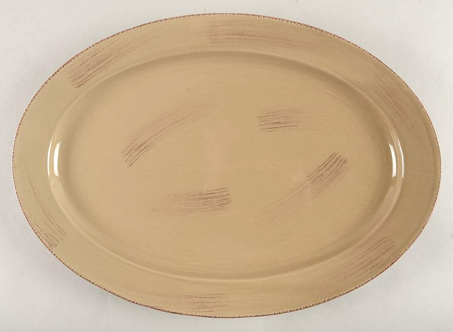 Sonoma Tan 17" Oval Serving Platter by Tag Ltd-1