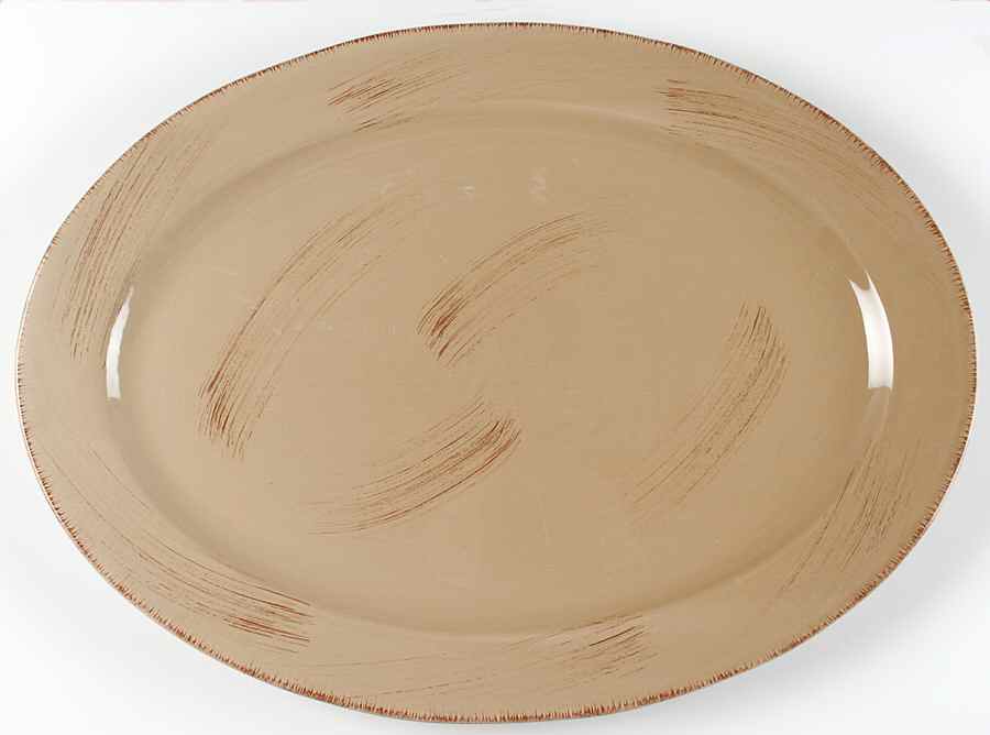 Sonoma Tan 18" Oval Serving Platter by Tag Ltd-1