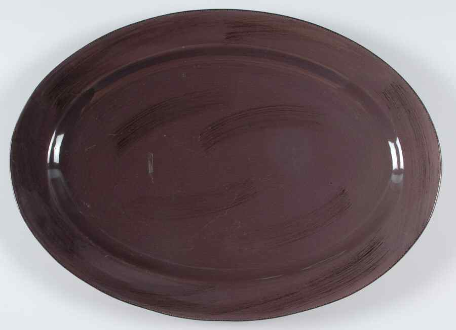 Sonoma Plum 18" Oval Serving Platter by Tag Ltd-1