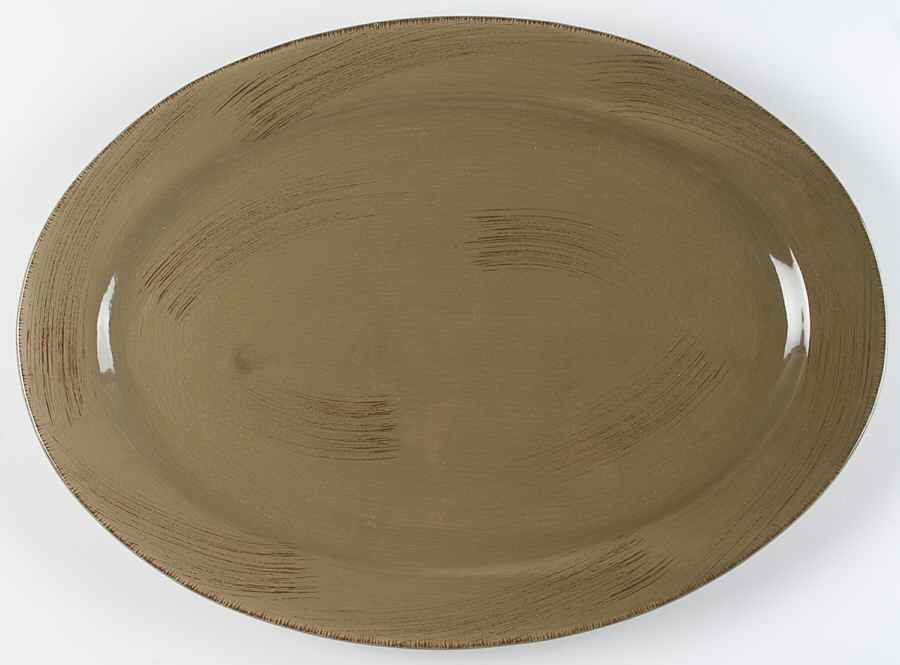 Sonoma Olive 18" Oval Serving Platter by Tag Ltd-1