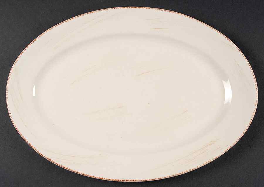 Sonoma Ivory 12" Oval Serving Platter by Tag Ltd-1