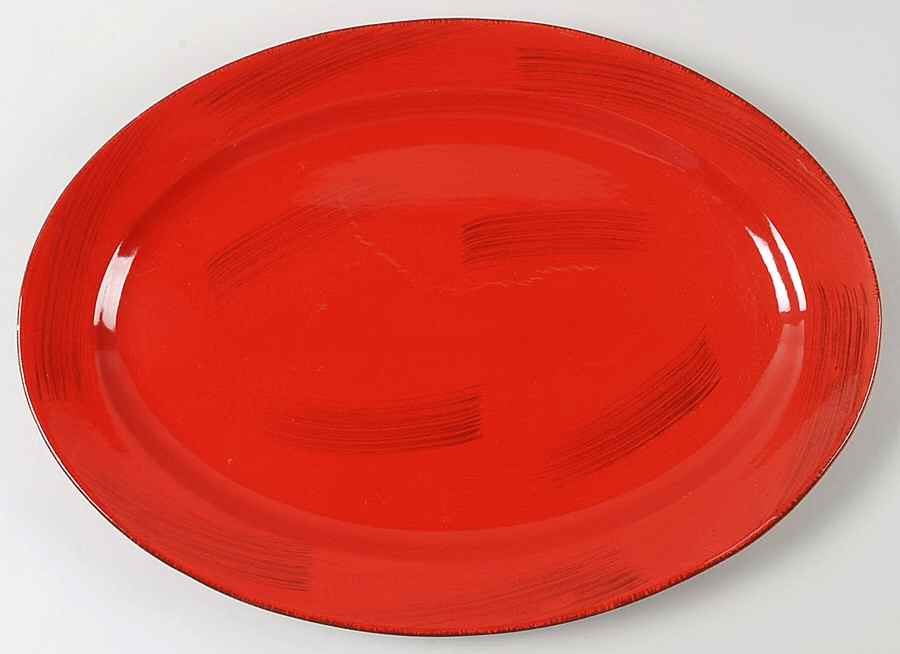 Sonoma Red 18" Oval Serving Platter by Tag Ltd-1
