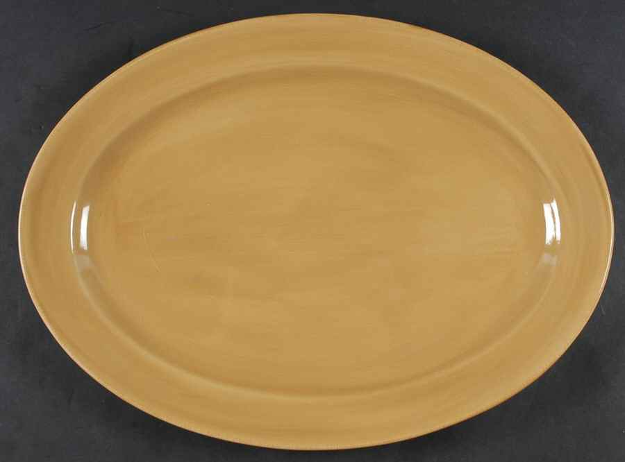 Sonoma 2 Mustard 18" Oval Serving Platter by Tag Ltd-1