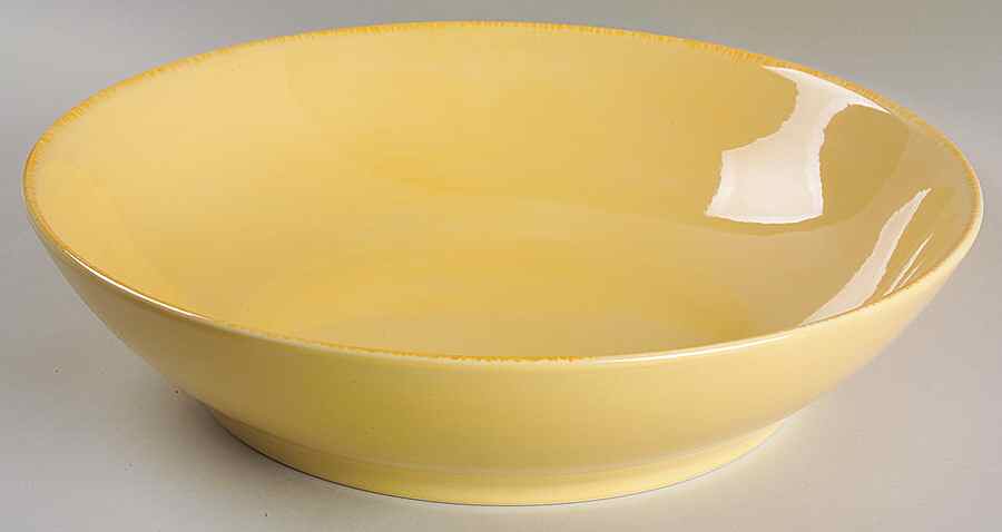 Sonoma 2 Butter (Bright Yellow) 13" Large Salad Serving Bowl by Tag Ltd-1
