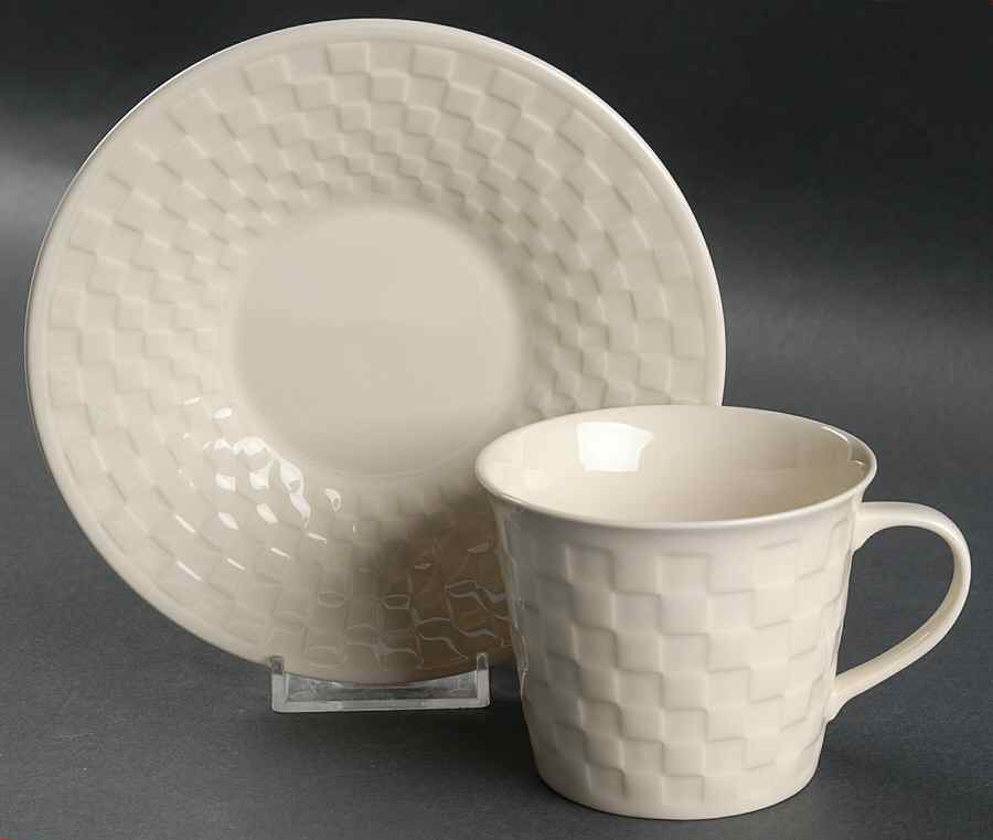Savannah Flat Cup & Saucer Set by Ten Strawberry Street-1