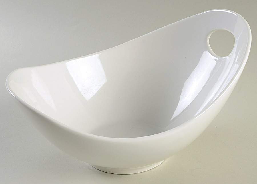 Aurora 10" Oval Vegetable Bowl by Ten Strawberry Street-1