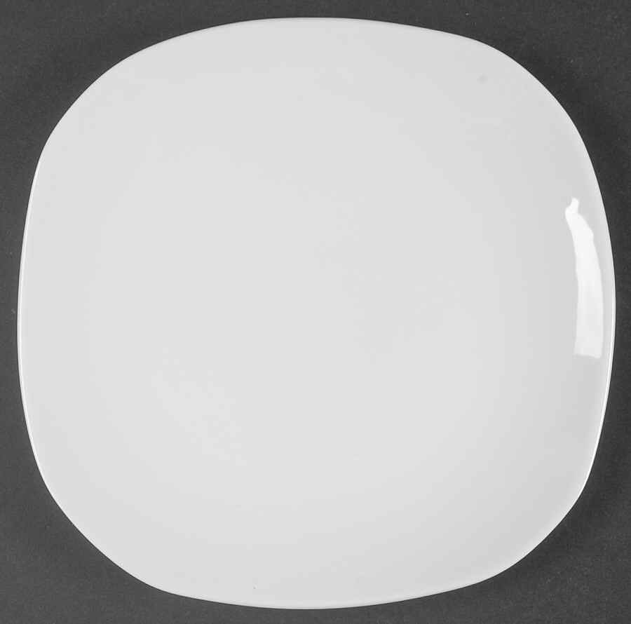 Fusion White Salad Plate by Ten Strawberry Street-1