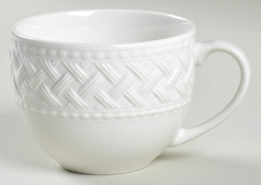 Havana Weave Flat Cup by Ten Strawberry Street-1