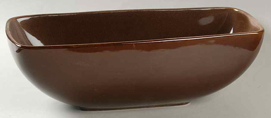 Retro Square Coffee 10" Oval Vegetable Bowl by Target-1
