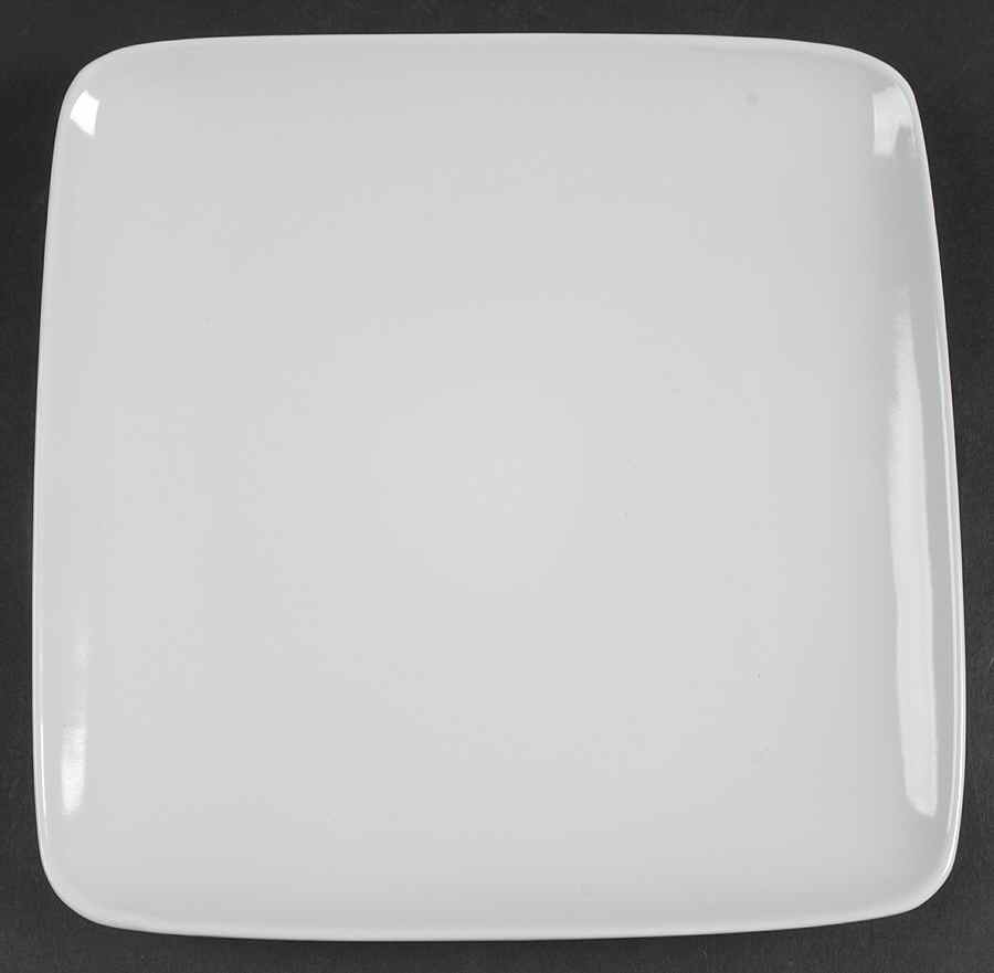 Retro Square White Salad Plate by Target-1