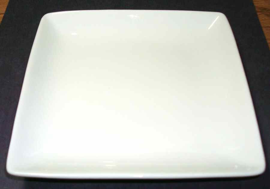 Retro Square White Appetizer Plate by Target-1