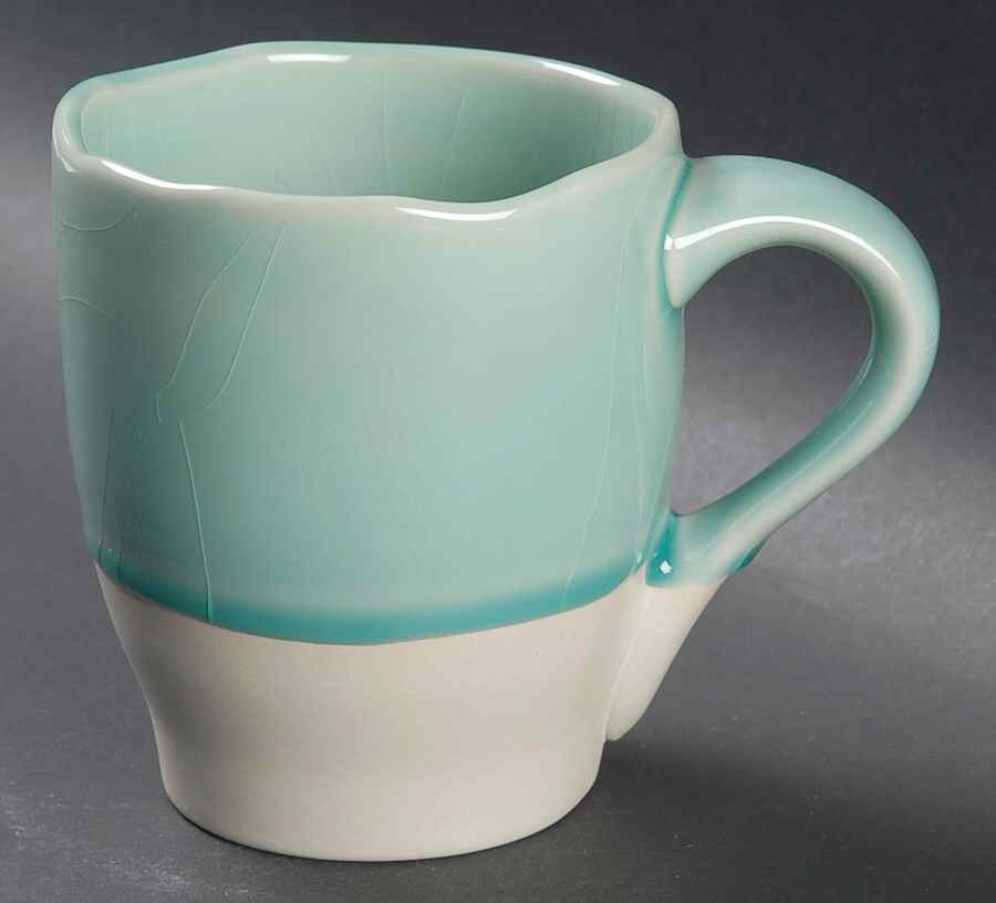 Turquoise Crackle Mug by Target-1