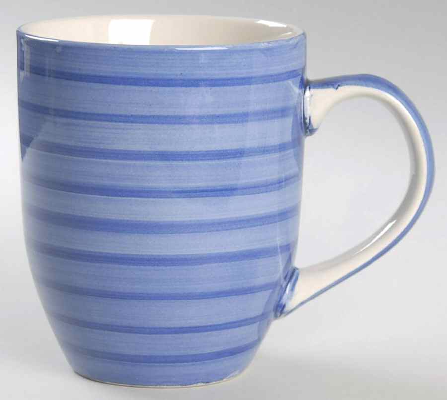 Swirl Blue Mug by Tabletops Unlimited-1