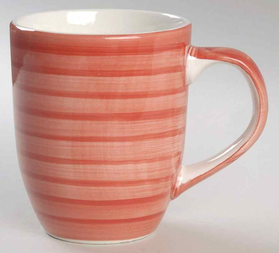 Swirl Red Mug by Tabletops Unlimited-1