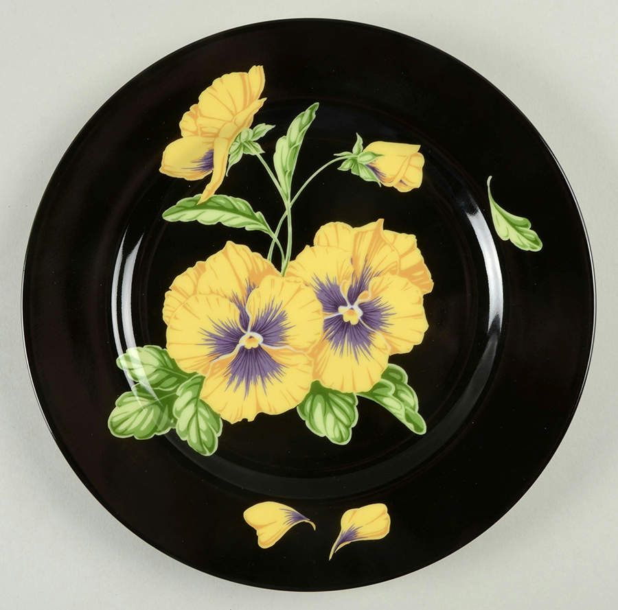 Wildflowers Salad/Dessert Plate by Tiffany-1