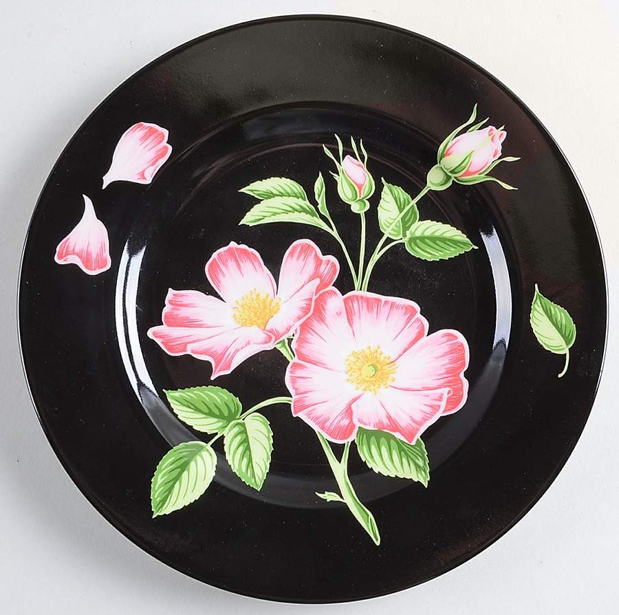 Wildflowers Salad/Dessert Plate by Tiffany-1