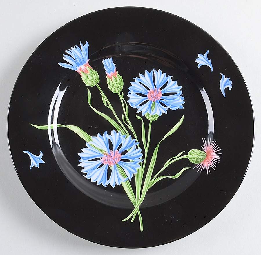 Wildflowers Salad/Dessert Plate by Tiffany-1