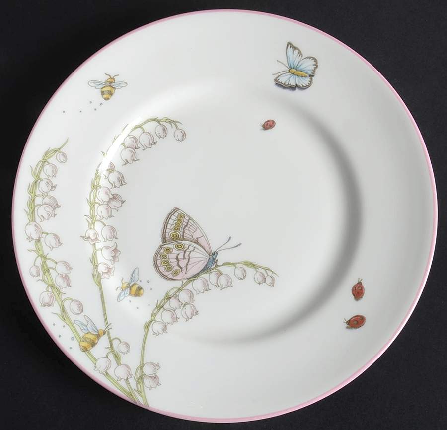 Lily of the Valley Child's Plate by Tiffany-1