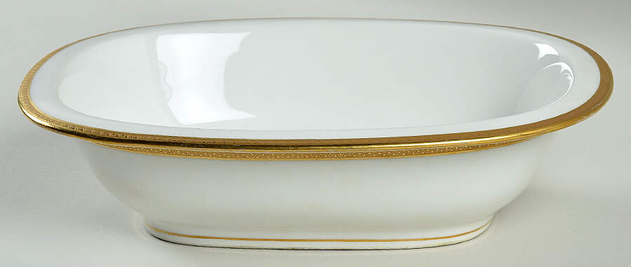 6554 9" Oval Vegetable Bowl by Tressemanes & Vogt-1
