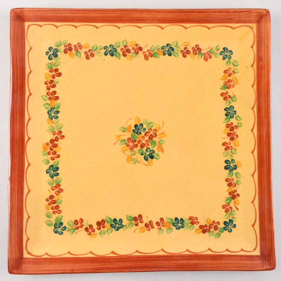 TPR4 14" Square Platter by Terre e Provence-1