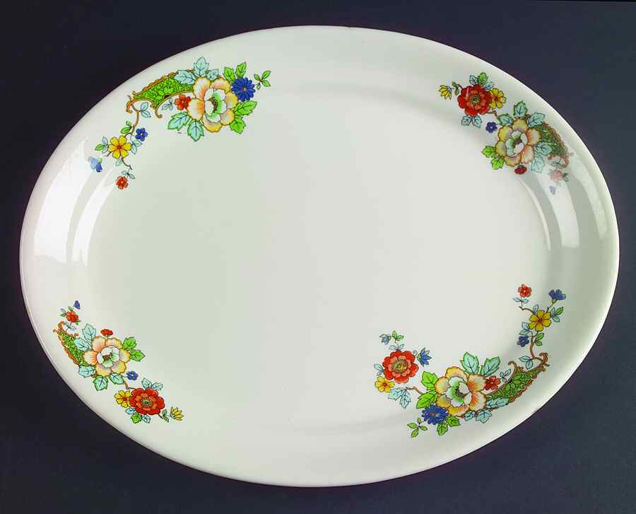 TST865 13" Oval Serving Platter by Taylor, Smith & Taylor (Ts&T)-1