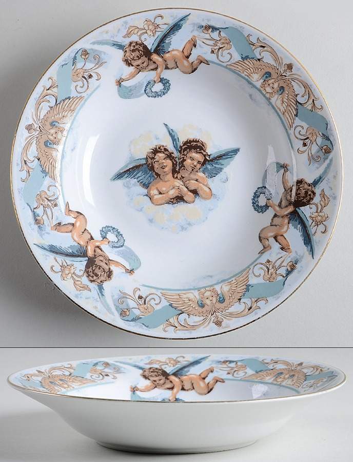 Rafaels Angel Rim Soup Bowl by Tienshan-1