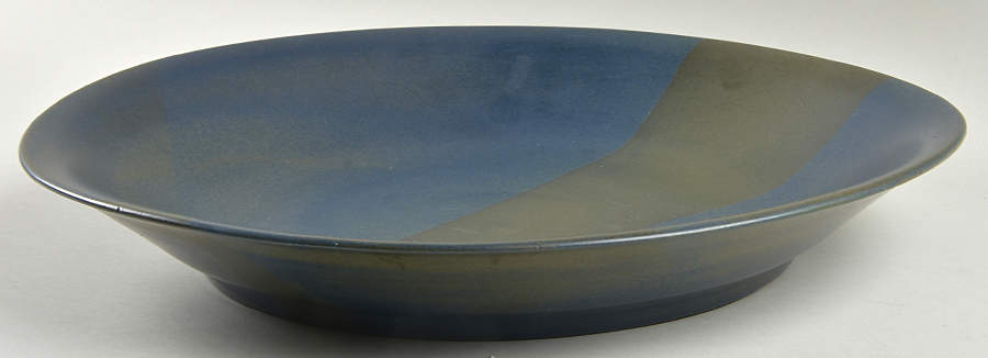 TWN2 BLUE 15" Shallow Round Bowl by Taiwan-1