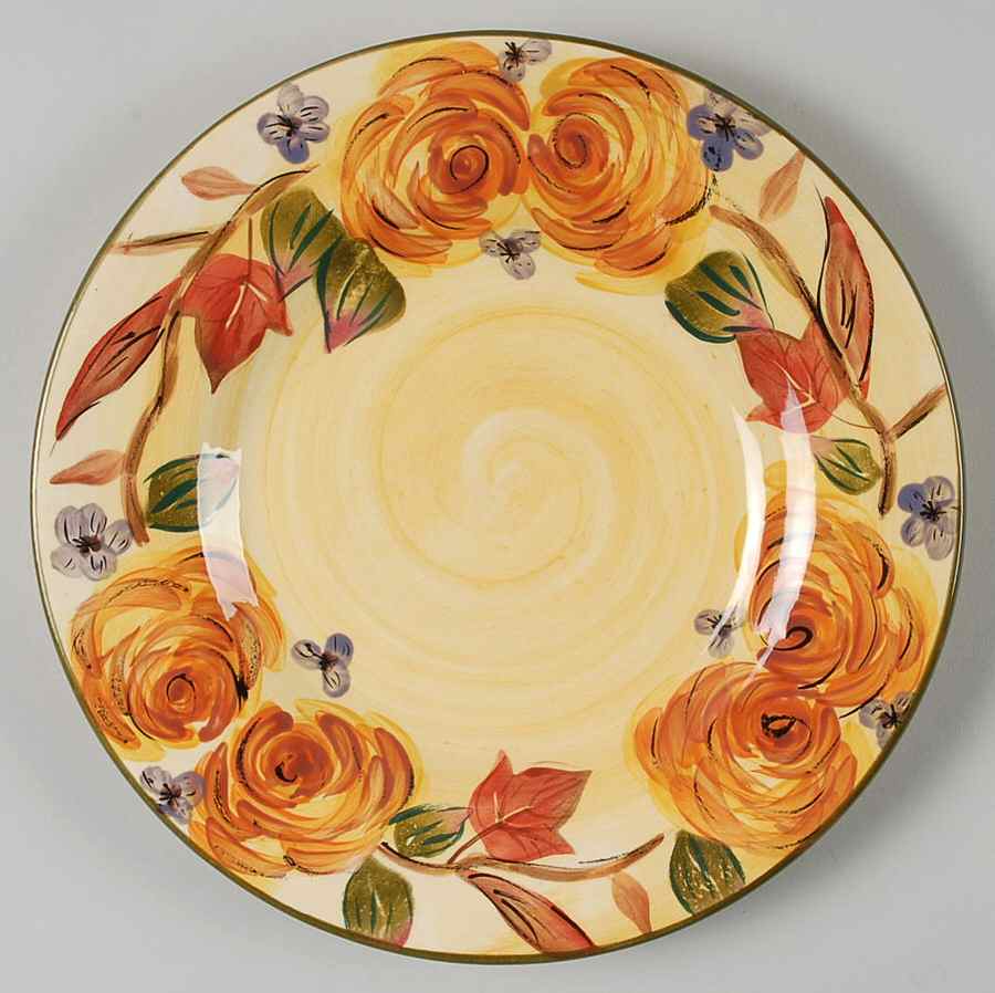Tuscan Splendor Salad Plate by Tabletops Unlimited-1