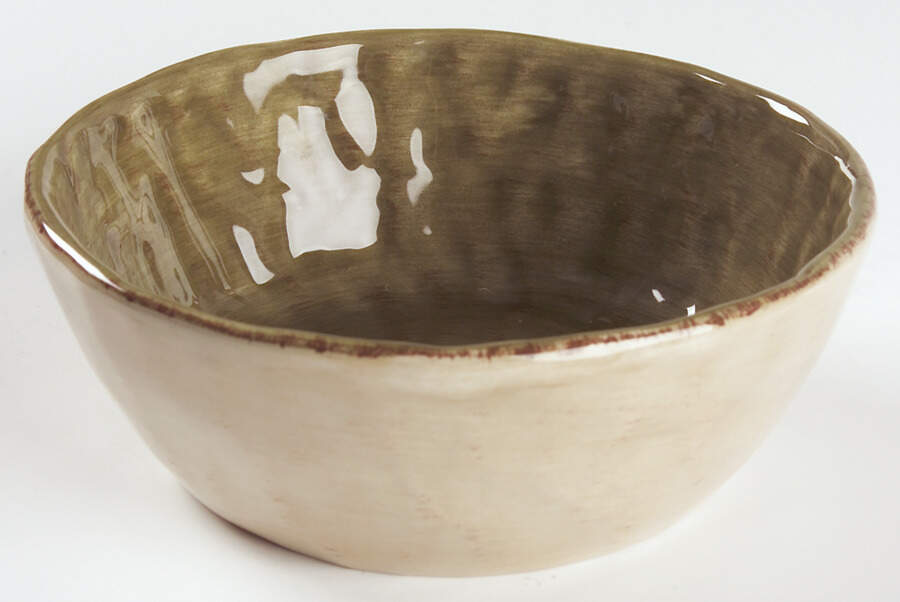 Gisella Olive Green Coupe Cereal Bowl by Tabletops Unlimited-1