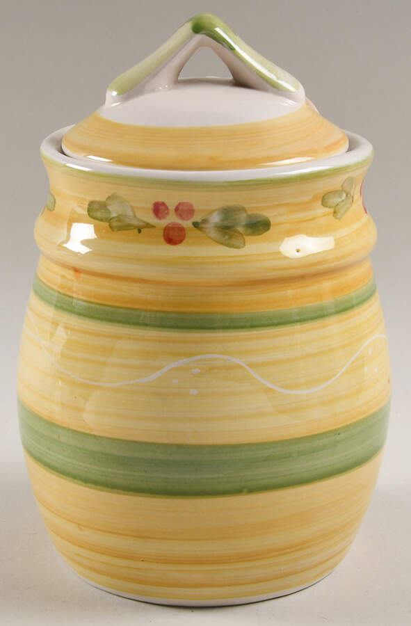 Country Berry Large Canister & Lid by Tabletops Unlimited-1