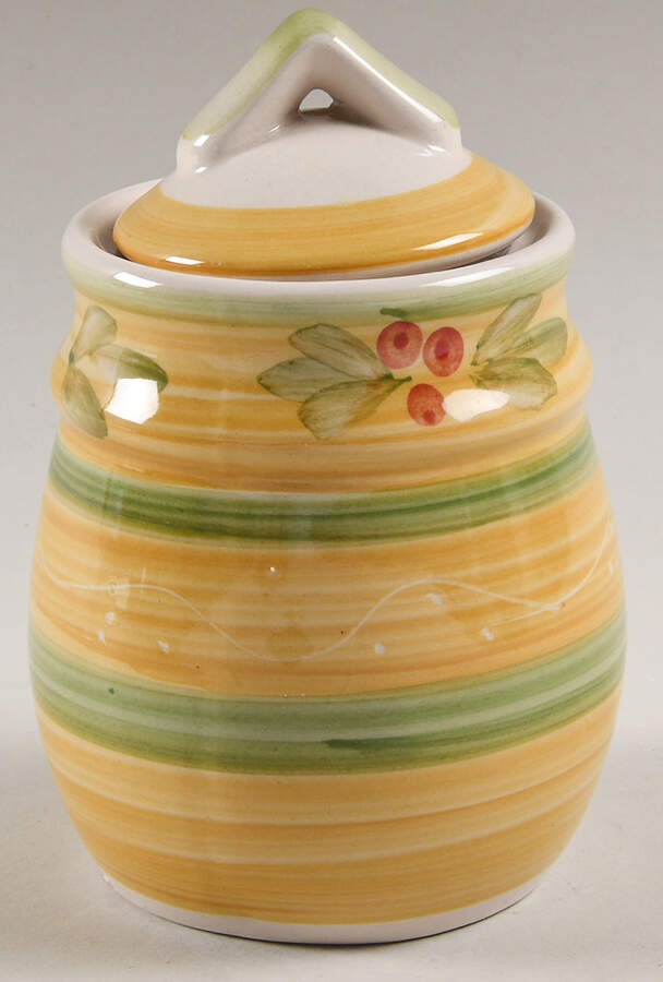 Country Berry Mini Canister & Lid by Tabletops Unlimited-1