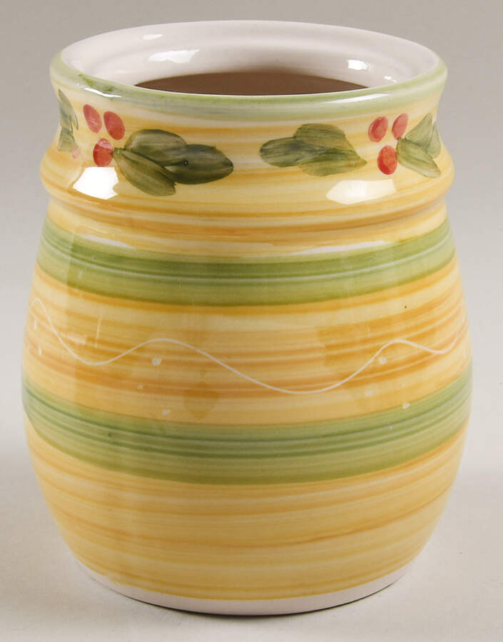 Country Berry Medium Canister No Lid by Tabletops Unlimited-1