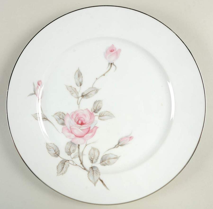 Spring Rose 12" Chop Plate (Round Platter) by Three Castle-1