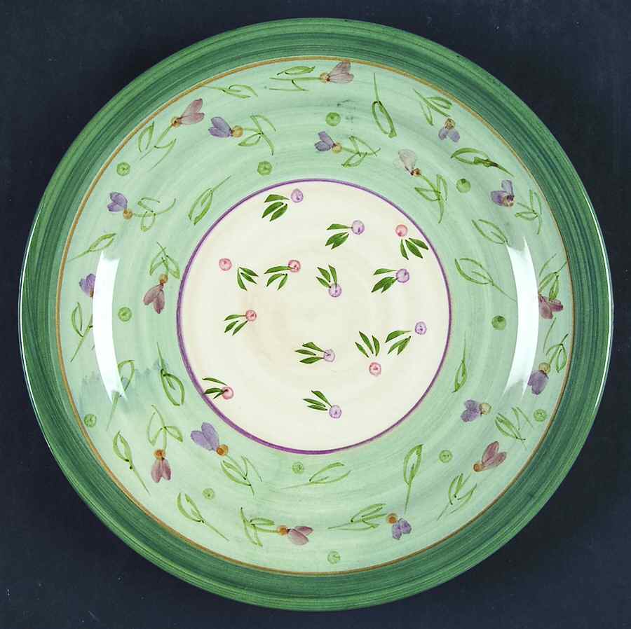 Peasant Poetry Salad Plate by Tienshan-1