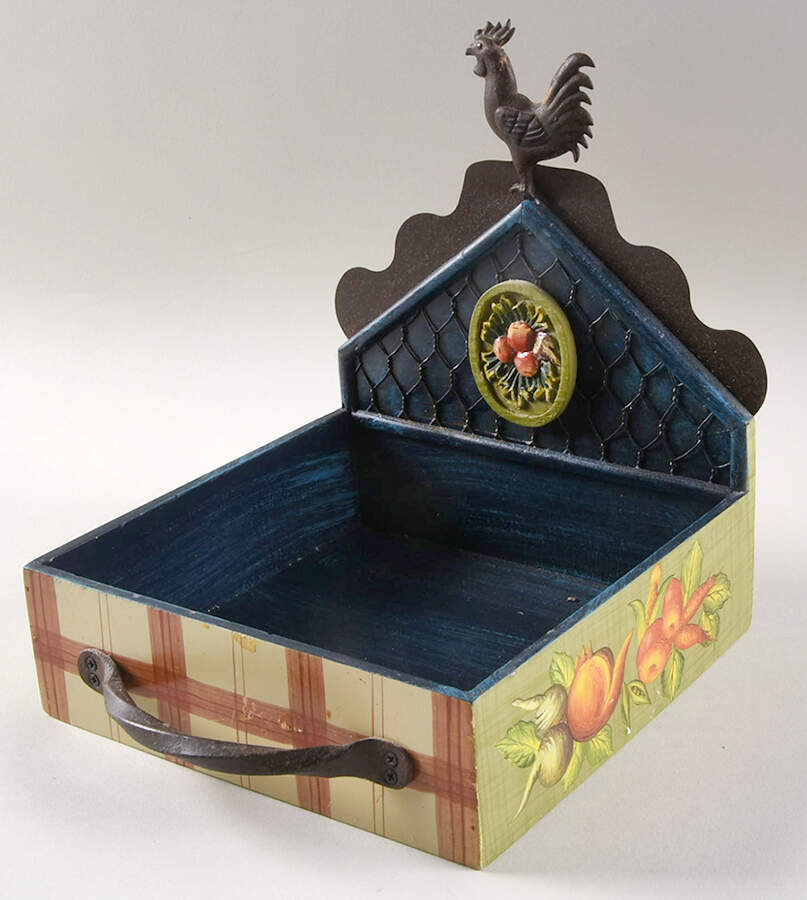 Stonehouse Farm Collection Wood Napkin Holder by Tracy Porter-1