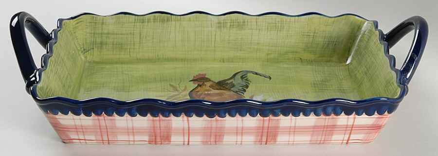 Stonehouse Farm Collection 15" Rectangular Baker by Tracy Porter-1
