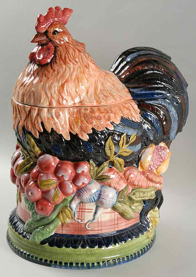 Stonehouse Farm Collection Figural Cookie Jar & Lid by Tracy Porter-1
