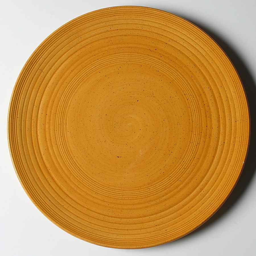 Portofino Mustard Dinner Plate by Tabletops Unlimited-1