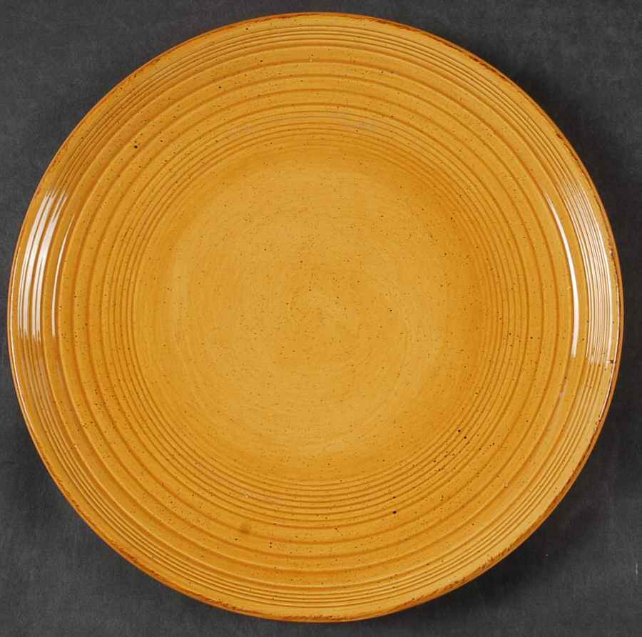 Portofino Mustard Salad Plate by Tabletops Unlimited-1