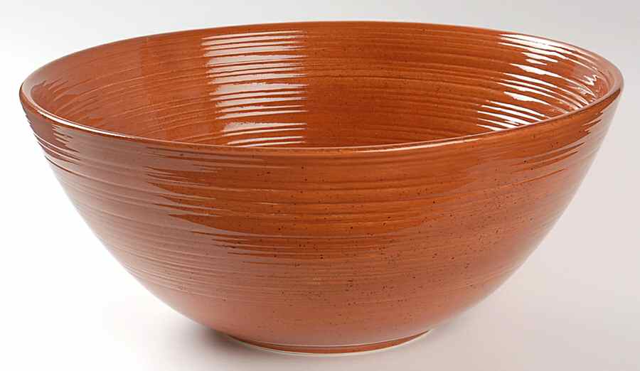 Portofino Terra Cotta 10" Round Vegetable Bowl by Tabletops Unlimited-1