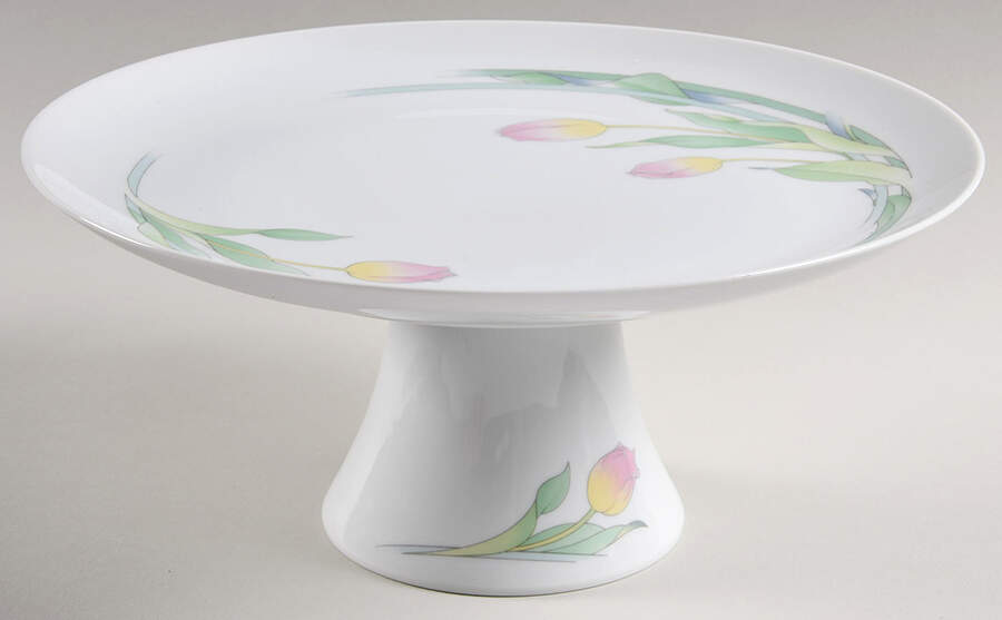 Spring 10" Diameter Pedestal Cake Stand by Toscany-1